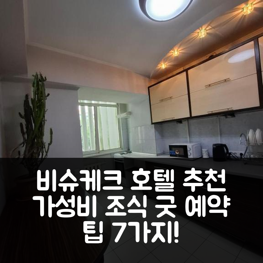 비슈케크 숙소 여행 호텔 추천 키예프스카야 49 아파트 | 가성비와 조식이 뛰어난 위치 및 예약 팁 7가지