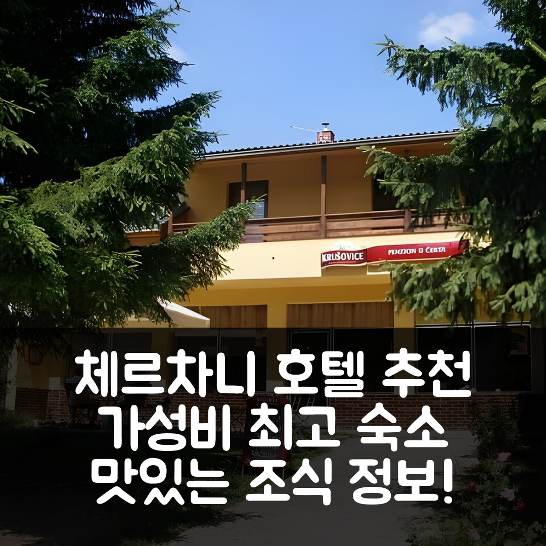체르차니 숙소 여행 호텔 추천 우 체르타 호텔 | 가성비 뛰어난 위치와 조식 정보 5가지