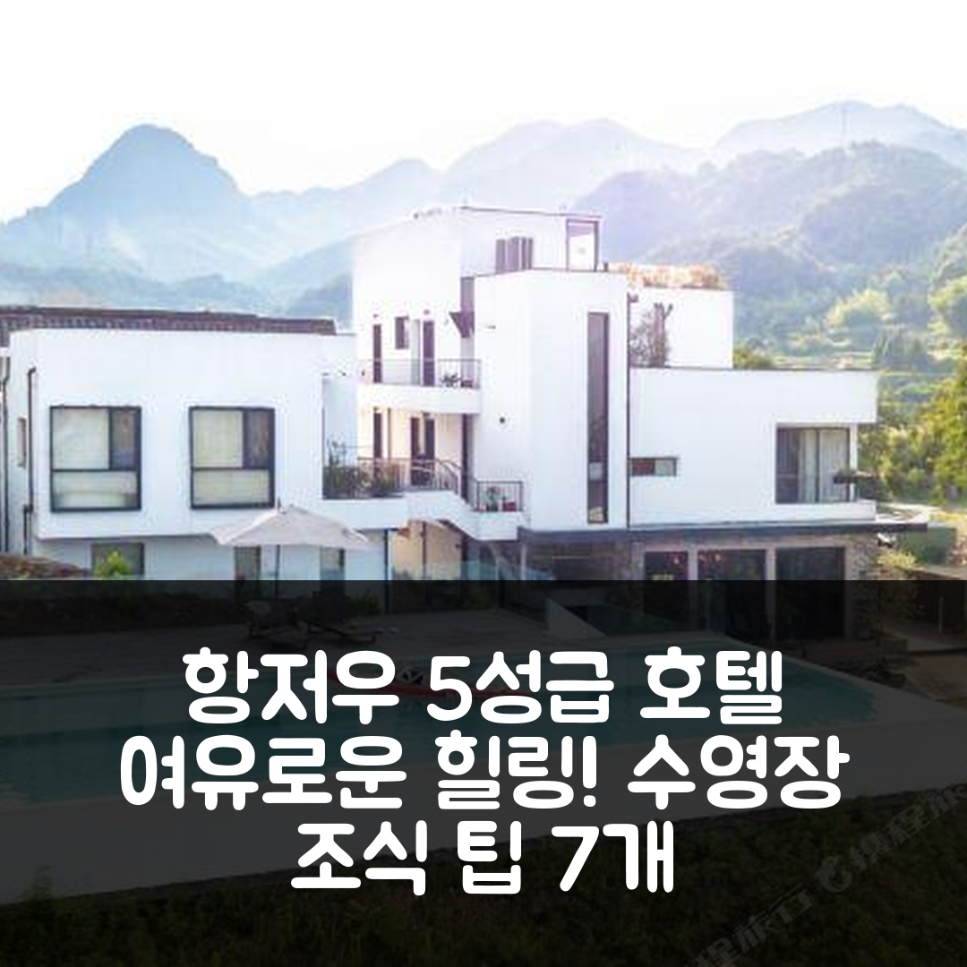 항저우 숙소 여행 호텔 추천 치앙다오 시안산 클라우드 하우스 | 5성급 조식과 수영장으로 여유로운 힐링 7가지 팁