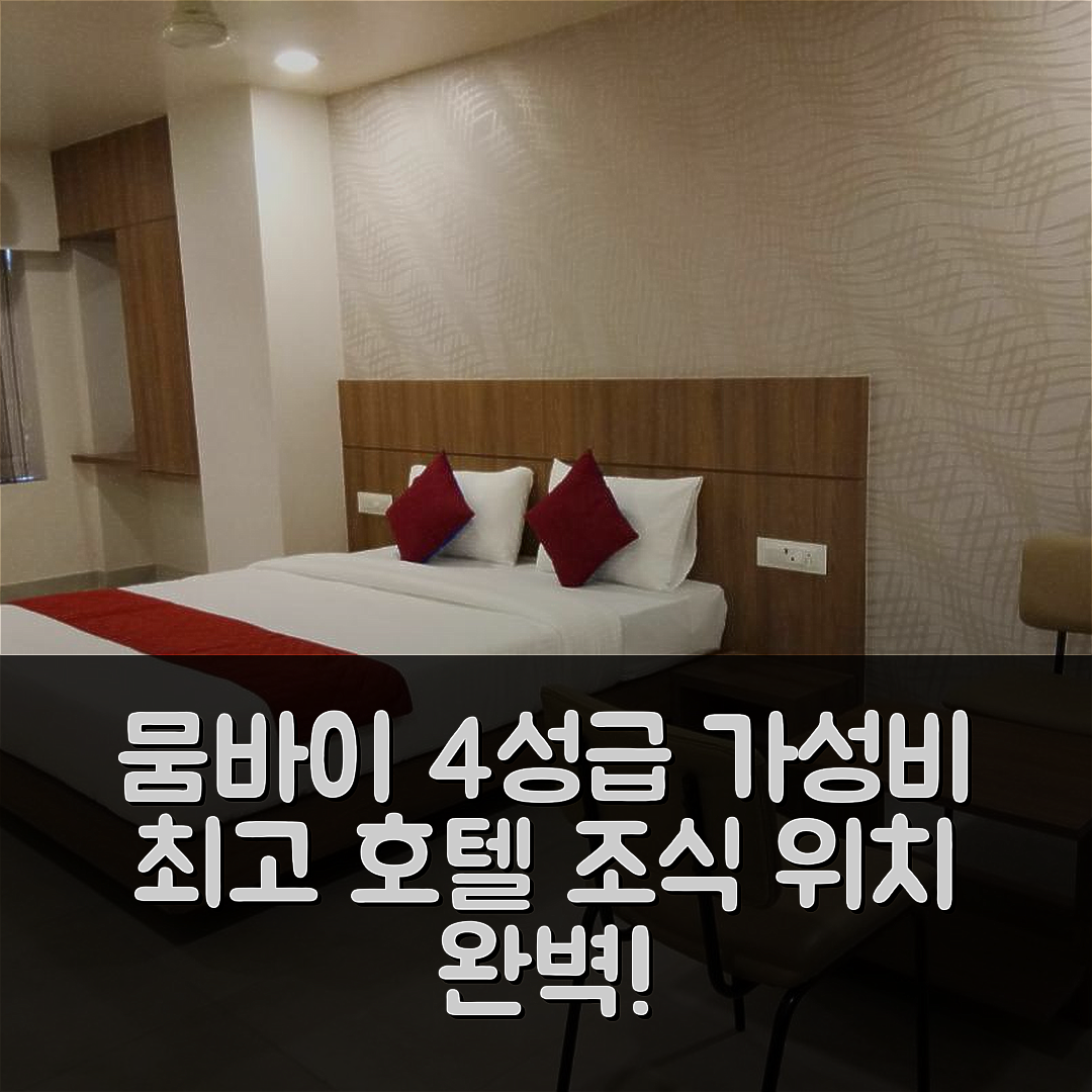 뭄바이 숙소 여행 호텔 추천 오요 13857 호텔 임페리얼 | 4성급 가성비와 조식, 최고의 위치 정보 7가지