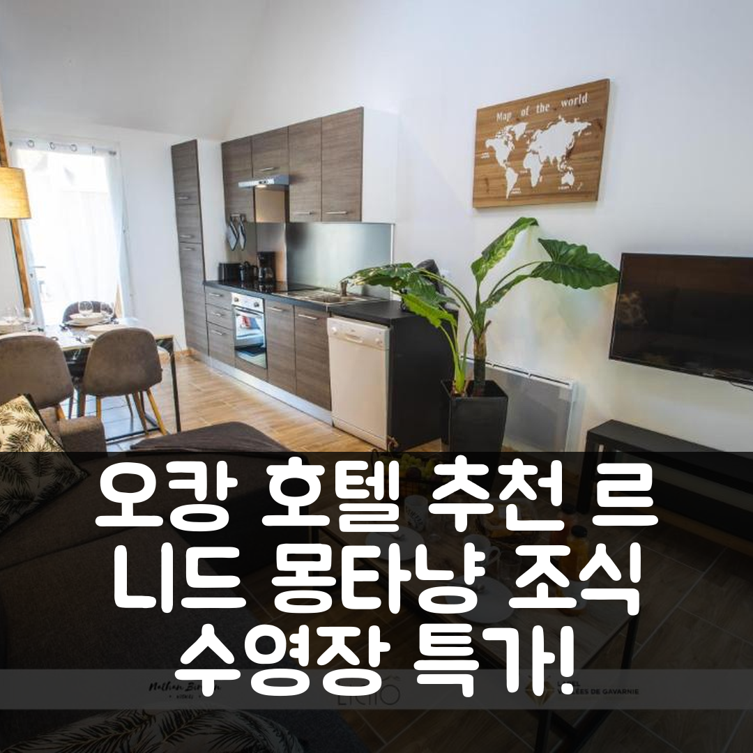 오캉 숙소 여행 호텔 추천 르 니드 몽타냥 호텔 | 조식, 수영장과 가성비 좋은 5가지 이유